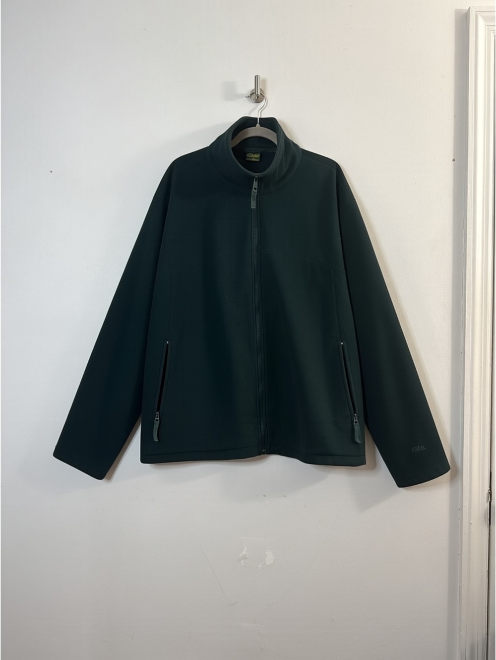 Cabela’s Men’s XL Tall Dark Green Full Zip Fleece Jacket Outdoor Hunting